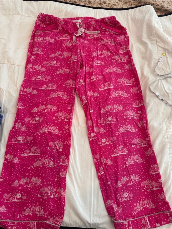 PINK Victoria's Secret Other - PINK Victoria's Secret Hot Pink Printed Pajama Pants